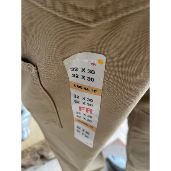 NEW Carhartt Flame Resistant Midweight Canvas Jean Pants Men’s Size 32 x 30 - Picture 3 of 9